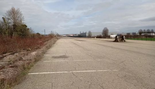 Vue globale du terrain